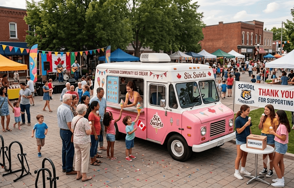 From Street Festivals to School Fundraisers: How Ice Cream Trucks Bring Canadian Communities Together