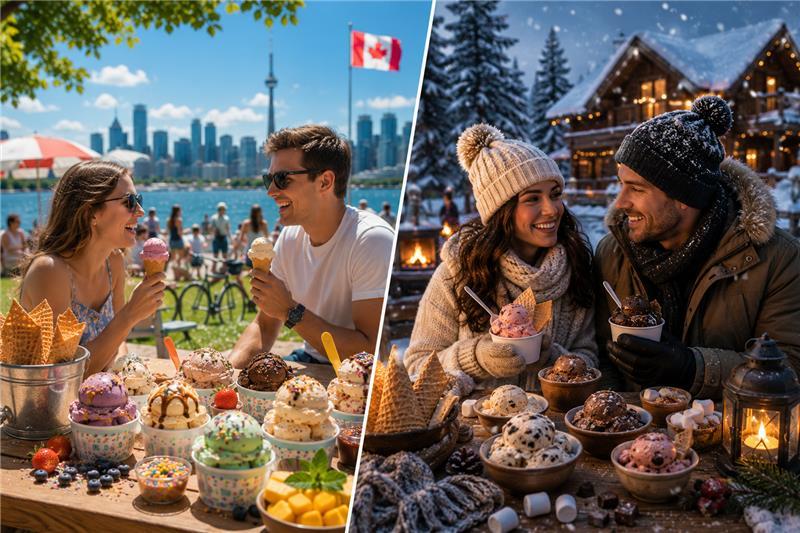 🍦 Beat the Canadian Summer Heat & Cozy Up in Winter with Six Swirls Ice Cream